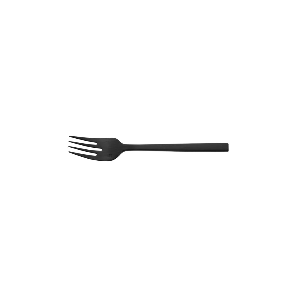 Fortessa  AREZZO DESSERT FORK-18/10 MATT BLACK  (Doz)