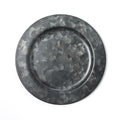 Chef Inox CONEY ISL-GALVANISED BLACK ROUND PLATE WIDE RIM 230mm EA