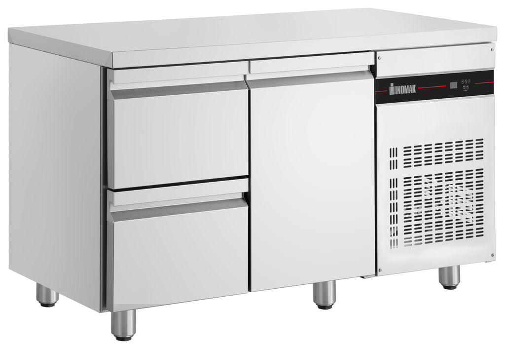 Inomak UNDER BAR FRIDGE 1 DOOR 2 DRAWERS UBD2000
