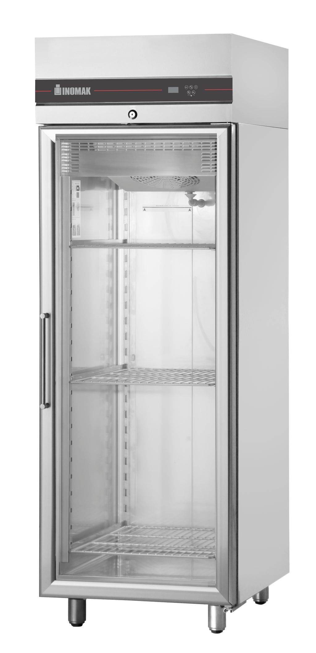 Inomak SINGLE DOOR UPRIGHT GLASS DOOR FREEZER 654LT UFI2170G