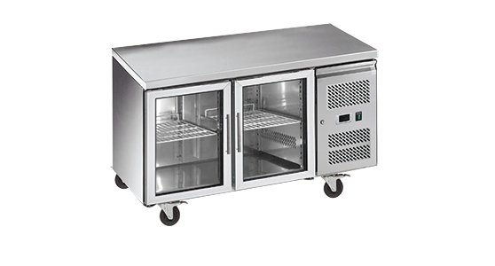 Exquisite  USC260G Two Glass  Doors Fridge