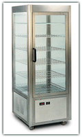 ROLLER GRILL Cake Display Fixed shelves - 350 Litre
