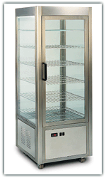ROLLER GRILL Cake Display Fixed shelves - 550 Litre