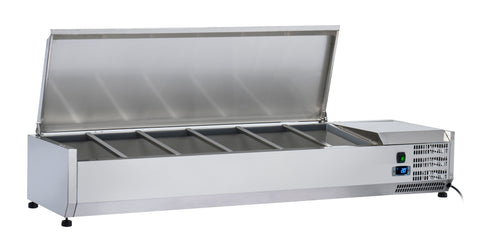 Anvil 1200 STAINLESS STEEL LID REFRIGERATED INGREDIENT WELL VRX1200S
