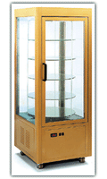 ROLLER GRILL Cake Display Glass shelves - 550 Litre