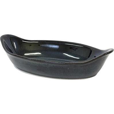 tablekraft ARTISTICA OVAL GRATIN DISH-300x150x50mm MIDNIGHT BLUE-Auscaterquip