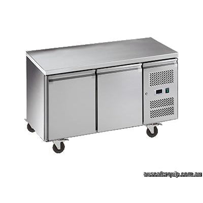 EXQUISITE Snack Size Under Bench Freezer with Solid Doors 260L-Auscaterquip