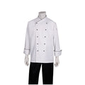 Coogee Classic Chef Jacket with Black Piping-Auscaterquip