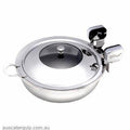 Hyperlux INDUCTION SERVER-ROUND 400mm WITH GLASS LID-Auscaterquip