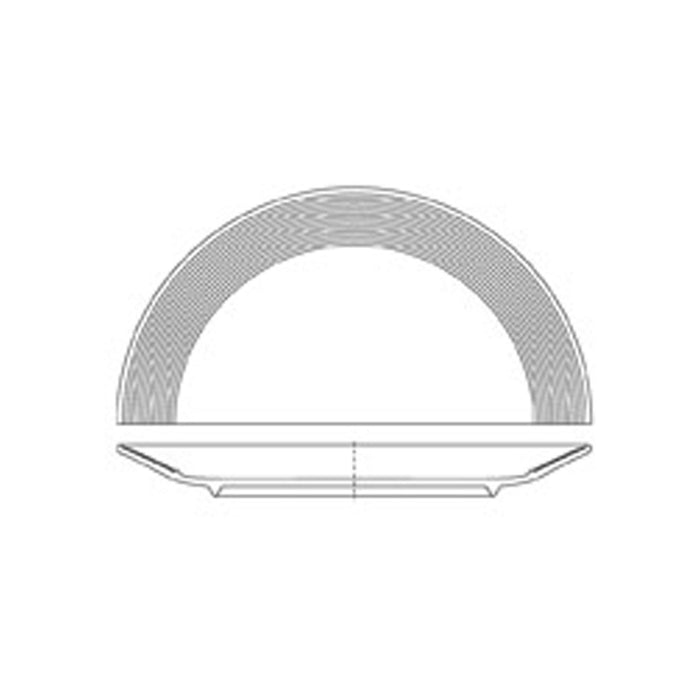 Rene Ozorio ROUND PLATE-FLAT 170mm AURA (931/1067)-Auscaterquip