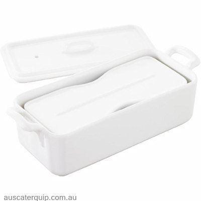 Revol REVOL BELLE CUISINE RECT TERRINE W/COVER 600ml SLATE-Auscaterquip