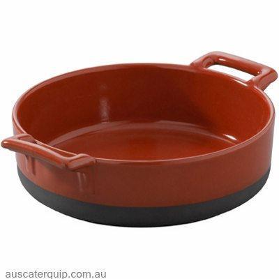 Revol REVOL ECLIPSE ROUND DISH RED 185x55mm-Auscaterquip