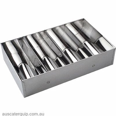 CUTLERY CYLINDER HOLDER-4 HOLE BLACK (2x2)-Auscaterquip