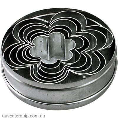 Chef Inox CUTTER SET-ROSE 6pc 40-95mm-Auscaterquip