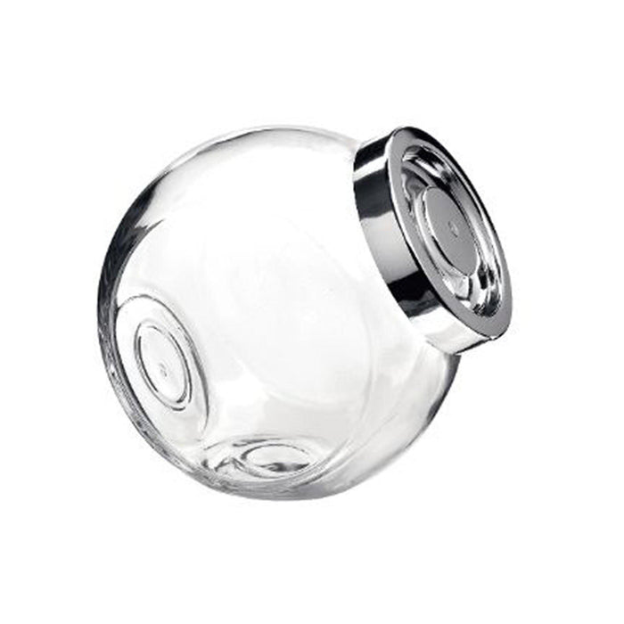 Bormioli Rocco PANDORA JAR-CHROME LID(3.87770)-Auscaterquip