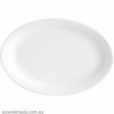 Vitroceram OVAL PLATTER-290mm WHITE "VITROCERAM"-Auscaterquip