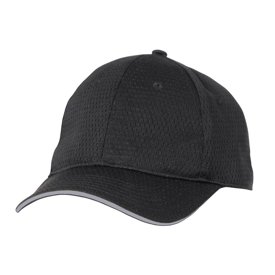 Grey Cool Vent Baseball Cap w/ Trim-Auscaterquip