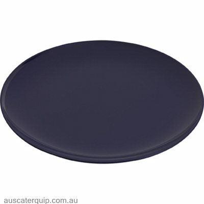 JAB GELATO-NAVY BLUE ROUND PLATE 250mm (STS0968)-Auscaterquip