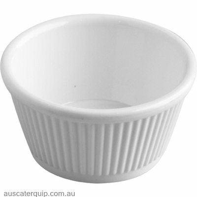 JAB RAMEKIN RIBBED 130ml (ATI0556)-Auscaterquip