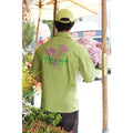 Men's Lime Universal Contrast Cook Shirt-Auscaterquip