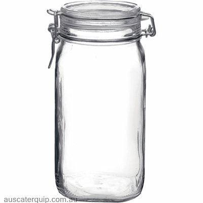 Bormioli Rocco FIDO-JAR 1.62lt CLEAR LID (1.49230)-Auscaterquip