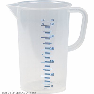 Fjord Australia MEASURING JUG-5.0lt Proplyene BLUE SCALE THERMO-Auscaterquip