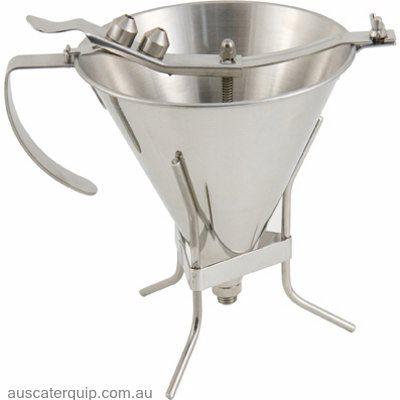 CONICAL STRAINER-18/8 FINE 300mm-Auscaterquip