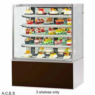 GREENLINE Ambient DISPLAY DELUXE CABINET 4 tier 600mm wide-Auscaterquip