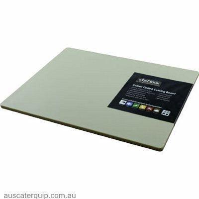 Chef Inox CUTTING BOARD-PP 380x510x12mm BROWN-Auscaterquip
