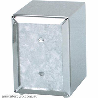 NAPKIN DISPENSER-S/S "D FOLD" 130x95x115mm-Auscaterquip