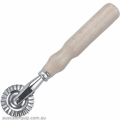 Ghidini PASTRY WHEEL-FLUTED 2mm "DAILY" WOOD HDL-Auscaterquip