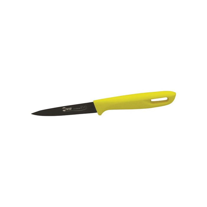 Ivo IVO-PARING KNIFE 90mm- YELLOW HDL, TITANIUM EVO "221000-Auscaterquip