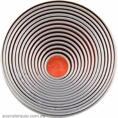 Chef Inox CUTTER SET-18/8 LARGE ROUND CRINKLED 14pc SIZE:25-115mm-Auscaterquip