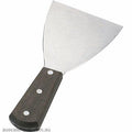 Chef Inox SCRAPER-PAN S/S 100x120mm WOOD HDL-Auscaterquip