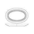 Rene Ozorio OVAL PLATTER-280mm AURA (930/4028)-Auscaterquip