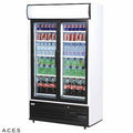 BROMIC Display Fridge with light box, 2 Doors- 1000L-Auscaterquip