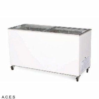 BROMIC Flat Glass Chest Freezer - 491L-Auscaterquip