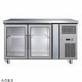 GREENLINE Bench Refrigeration 700 Deep (2 Heated Glass Doors)-Auscaterquip