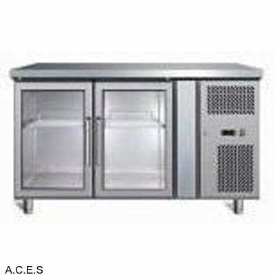 GREENLINE Bar Refrigeration 600 Deep (2 Heated Glass Doors)-Auscaterquip