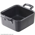 Revol REVOL BELLE CUISINE CHARCOAL MINI DISH SQUARE 80ml-Auscaterquip