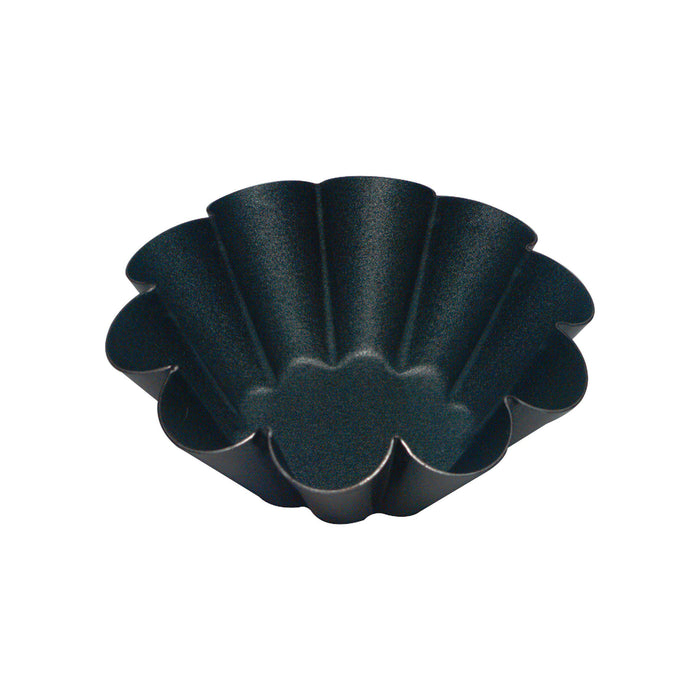 Guery BRIOCHE MOULD-10 RIBS 80x30mm NON-STICK-Auscaterquip