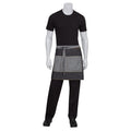 Manhattan Black/Grey Denim Half Apron-Auscaterquip
