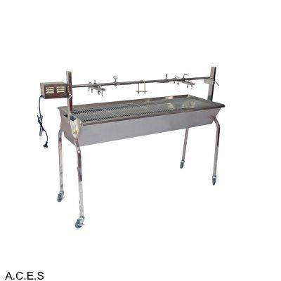 SEMAK Large Charcoal Spit Stainless Steel-Auscaterquip