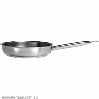 Chef Inox FRYPAN-18/10 200x45mm NO LID "PROFESSIONAL"-Auscaterquip
