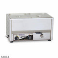 ROBAND 2 PANS COUNTER TOP BAIN MARIE- WET ONLY-Auscaterquip