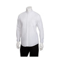 Men's White Banded Collar Shirt-Auscaterquip