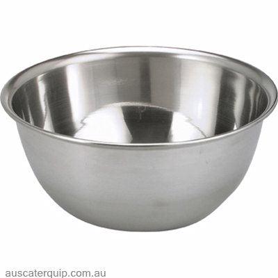 MIXING BOWL-DEEP 18/10 300x130mm 7.5lt-Auscaterquip