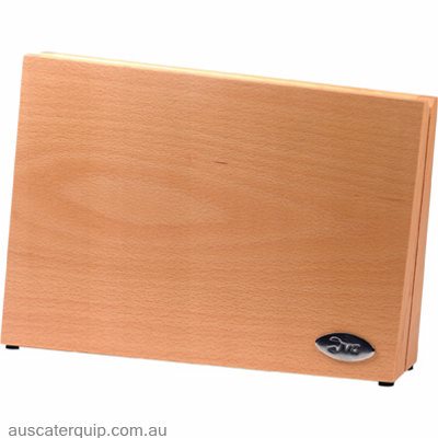 Ivo IVO-KNIFE BLOCK-WOOD 9 SLOTS STANDARD-Auscaterquip