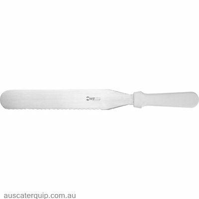 Ivo IVO-SPATULA SERRATED 250mm WHITE PROFESSIONAL "86000"-Auscaterquip