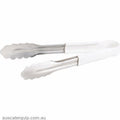 Chef Inox TONG-UTILITY S/S 230mm WHITE-Auscaterquip
